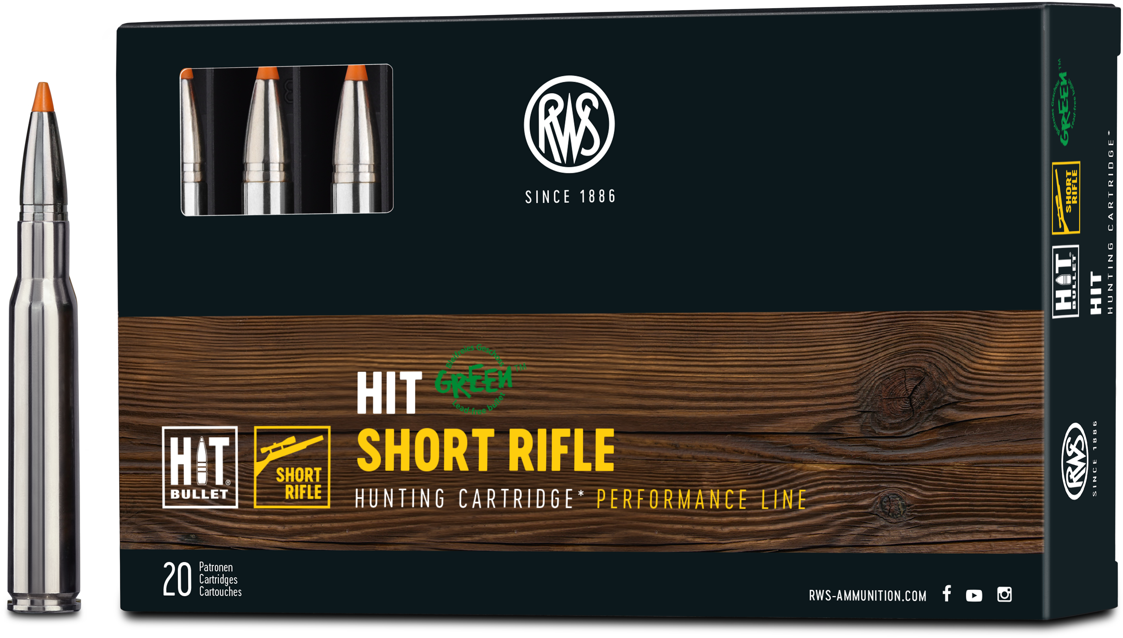 .30-06 HIT 10,7g SR Short rifle performance line